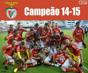 yapboz Benfica, şampiyon 2014-2015